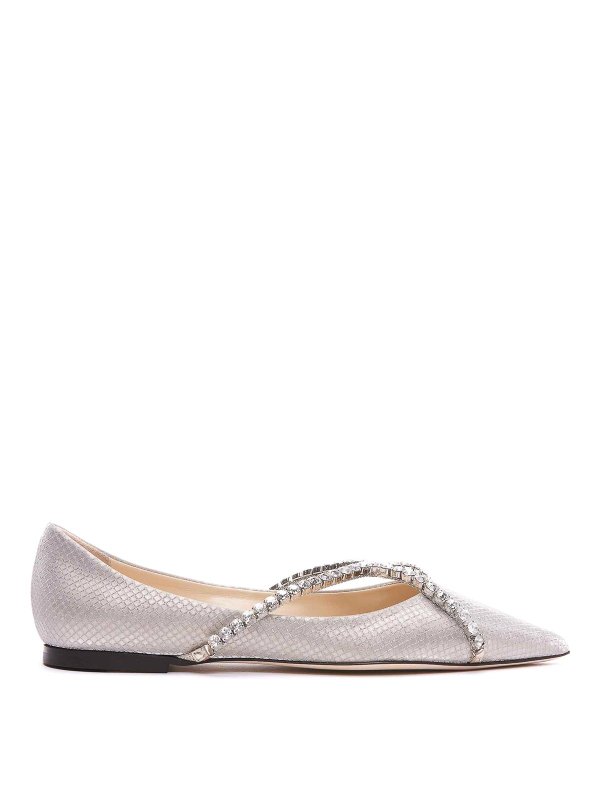 JIMMY CHOO: フラットシューズ - フラットシューズ - Ginevra