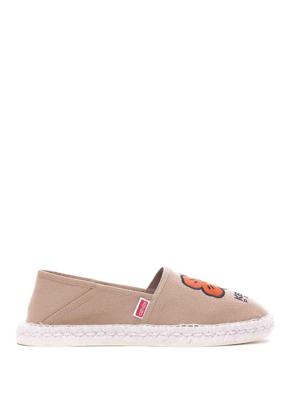KENZO: espadrilles - Boke flower logo espadrilles