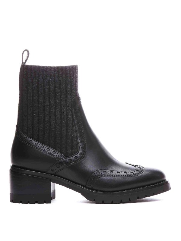 SANTONI: ブーツ - ブーツ - 黒