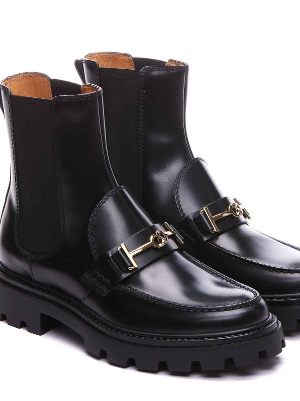 Leather boots shop online: TOD