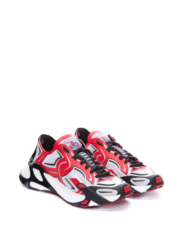 スニーカー - 赤 shop online: DOLCE & GABBANA