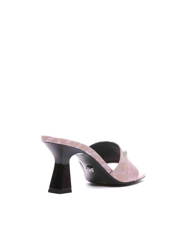 VERSACE: mules shoes online - Versace allover sabot