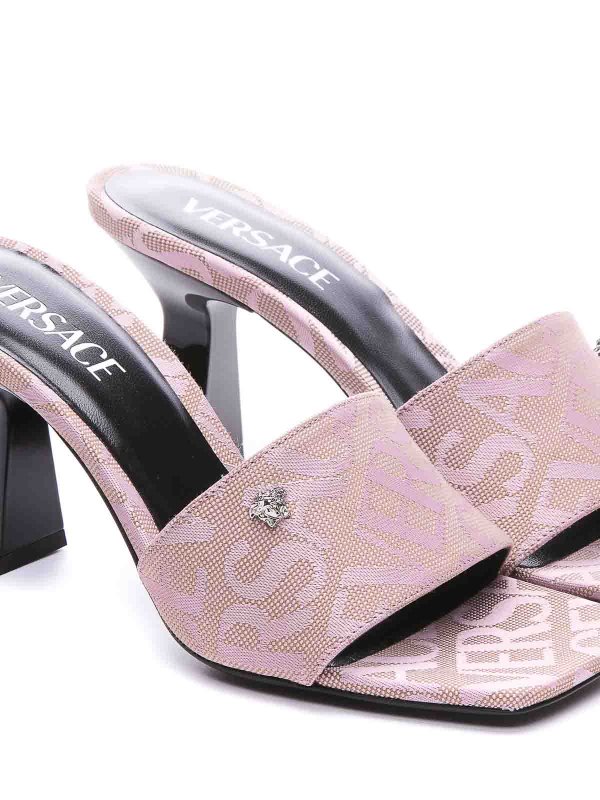 Versace allover sabot shop online: VERSACE