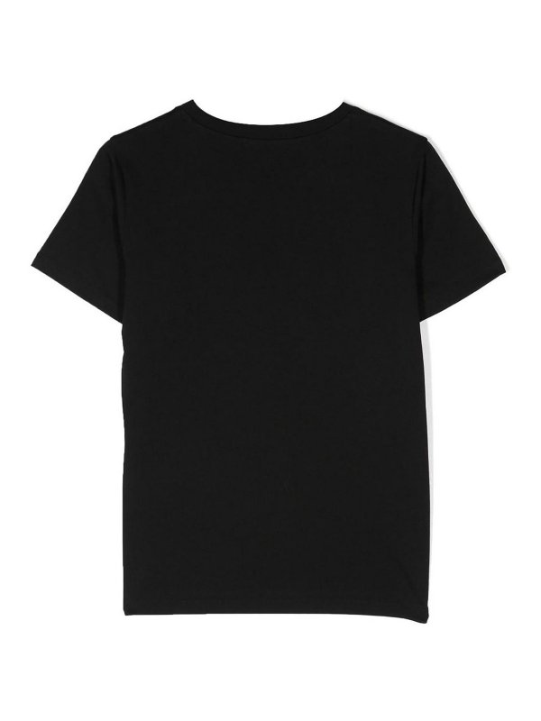 Balmain: t-shirts online - Black cotton jersey boy balmain t-shirt