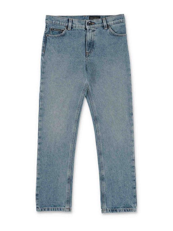 DOLCE & GABBANA: ブーツカットジーンズ - ブーツカットジーンズ - ブルー