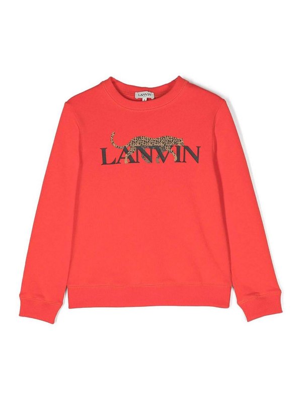 LANVIN: Sudaderas y suéteres - Sudadera - Rojo
