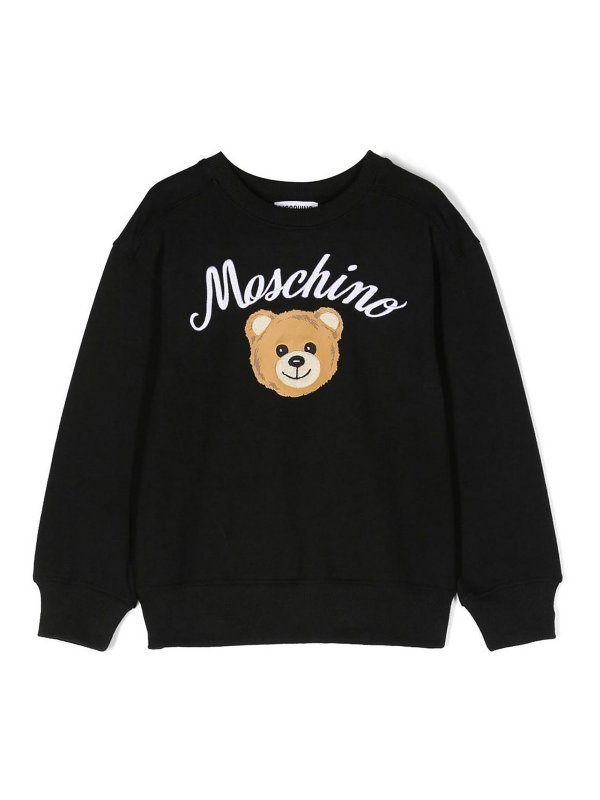 MOSCHINO: Sudaderas y suéteres - Sudadera - Negro