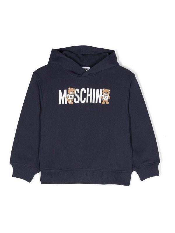 MOSCHINO: Sweatshirts und Pullover - Sweatshirt - Blau