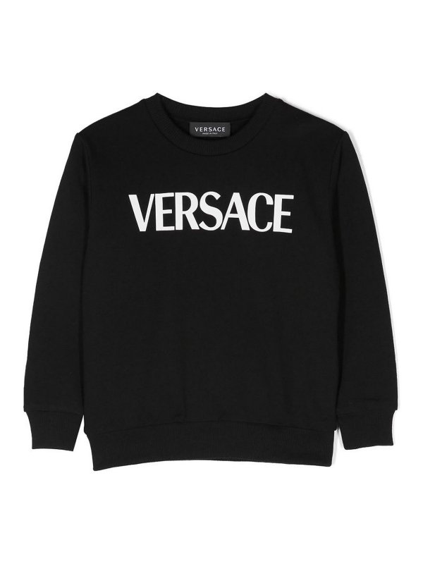 VERSACE: スウェット＆セーター - スウェットシャツ/セーター - 黒