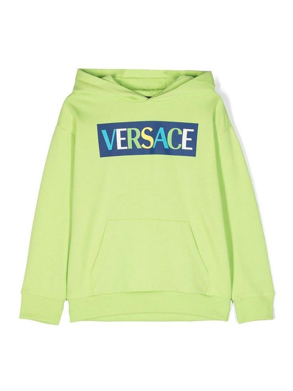 VERSACE: Sudaderas y suéteres - Sudadera - Verde