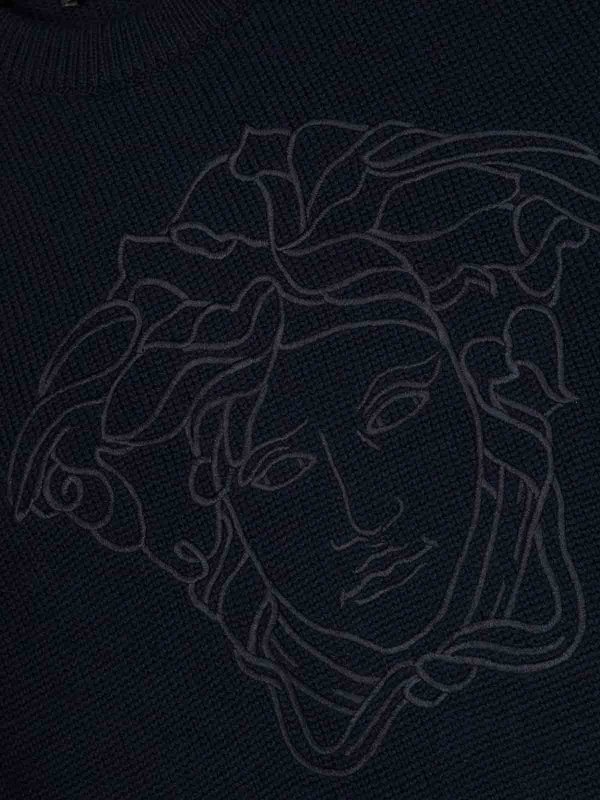 The Best Shops VERSACE YOUNG: クルーネック - クルーネック - ブルー