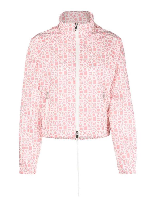 MONCLER: casual jackets - Alose logo-print jacket