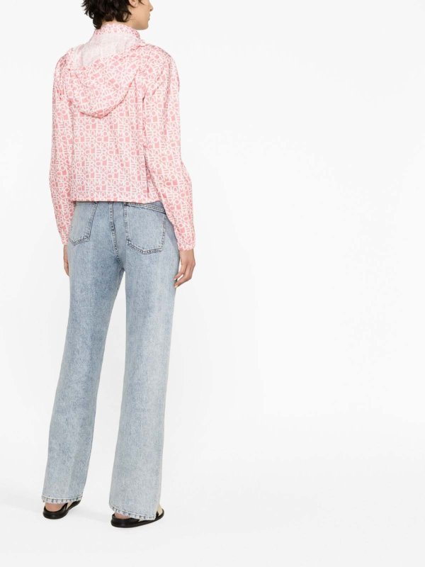 MONCLER: casual jackets online - Alose logo-print jacket