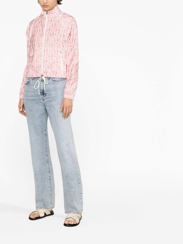 The Best Shops MONCLER: casual jackets - Alose logo-print jacket
