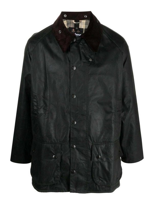 BARBOUR: short coats - Green coat