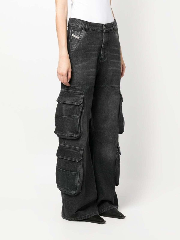 D side cargo jeans shop online: DIESEL