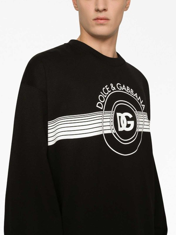 The Best Shops DOLCE & GABBANA: Sweatshirts & Pulls - Sweat-Shirts - Noir