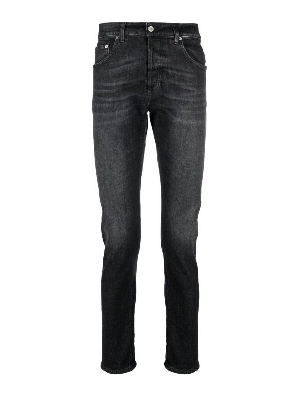 DONDUP: ブーツカットジーンズ - ブーツカットジーンズ - 黒