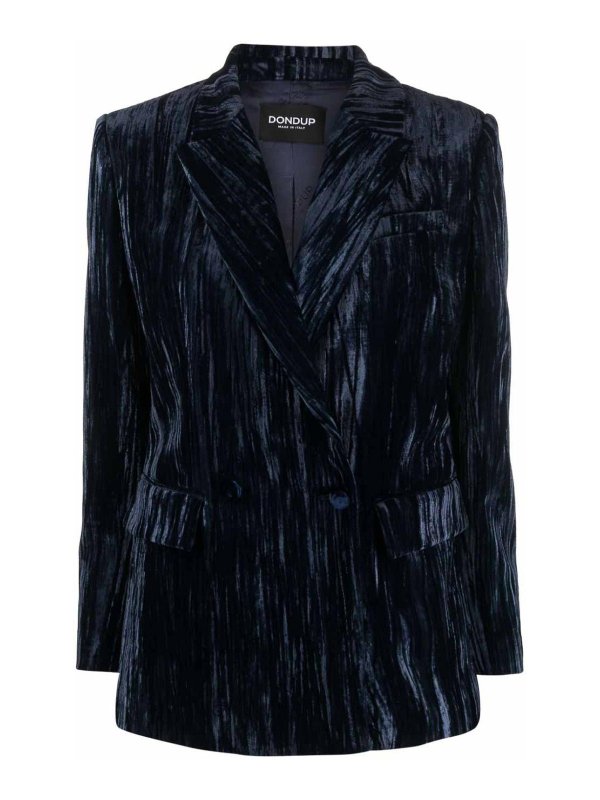 DONDUP: blazers - Double-breasted blazer