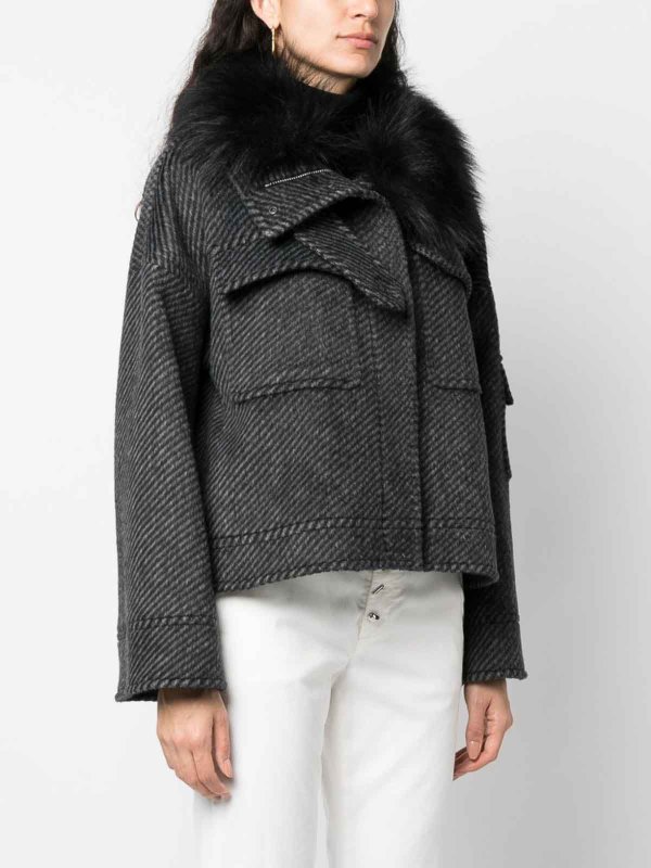 The Best Shops DONDUP: カジュアルジャケット - カジュアルジャケット - 黒