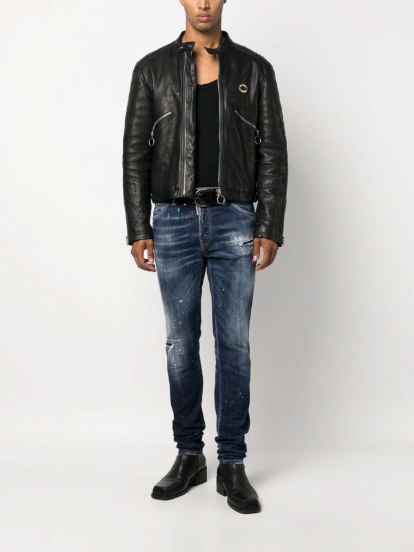 DSQUARED2: Jeans évasés online - Jean Bootcut - Bleu