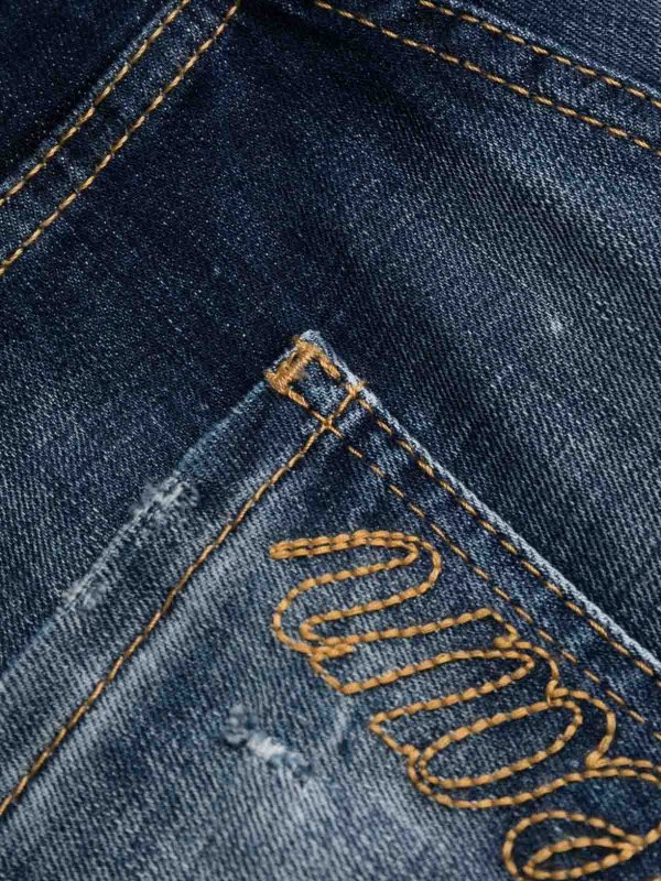 The Best Shops DSQUARED2: Jeans évasés - Jean Bootcut - Bleu