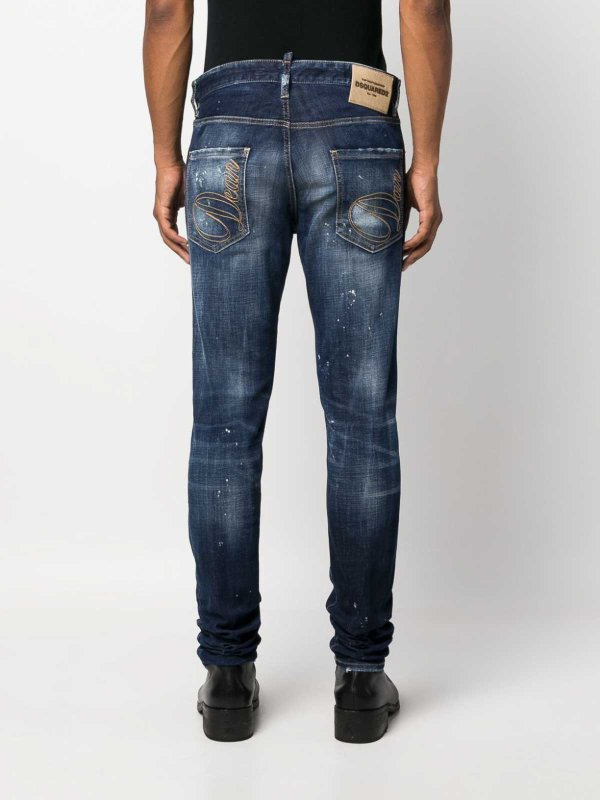 The Best Shops DSQUARED2: Jean Bootcut - Bleu