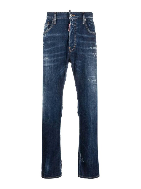 DSQUARED2: Bootcut - Bootcut Jeans - Blau