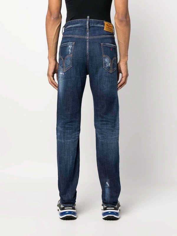 DSQUARED2: Bootcut online - Bootcut Jeans - Blau