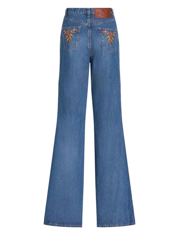 The Best Shops ETRO: Bootcut Jeans - Blau