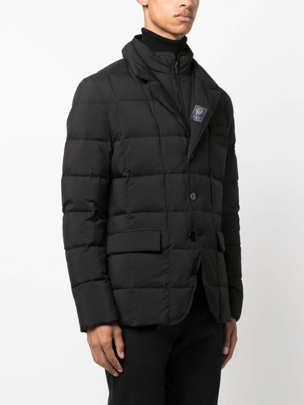 Quilted padded jacket shop online: FAY