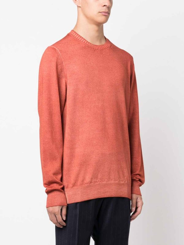 FAY: クルーネック online - クルーネック - ダークレッド