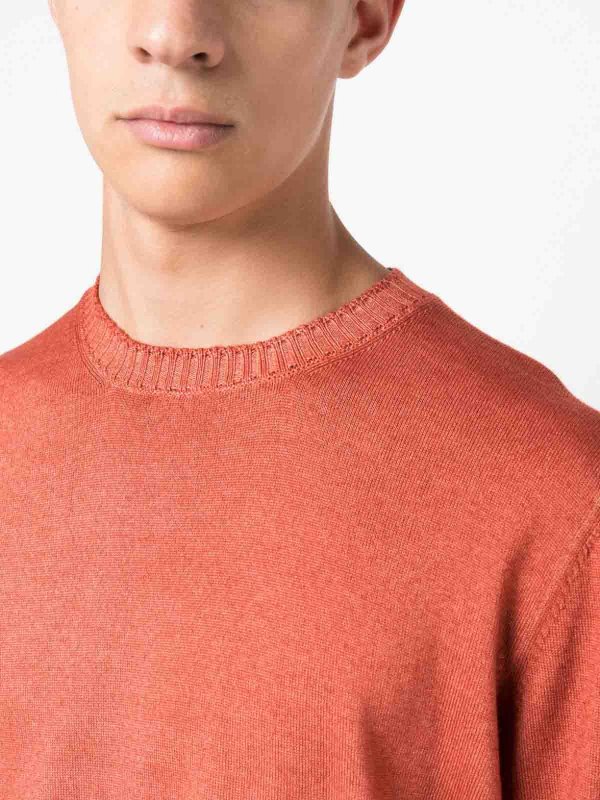 The Best Shops FAY: クルーネック - クルーネック - ダークレッド