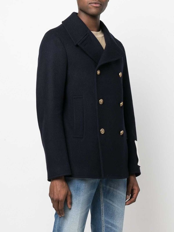 The Best Shops GOLDEN GOOSE: casual jackets - Logo-patch jacket