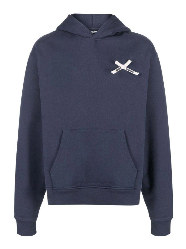 JACQUEMUS: Sweatshirts und Pullover - Sweatshirt - Blau