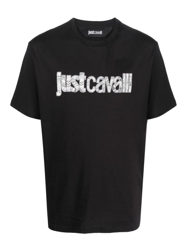 JUST CAVALLI: クルーネック - クルーネック - 黒