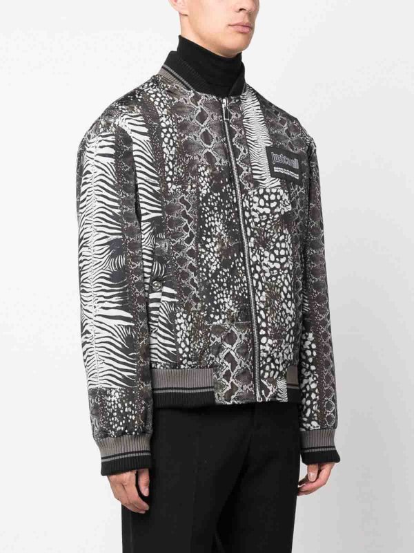 The Best Shops JUST CAVALLI: カジュアルジャケット - カジュアルジャケット - 黒