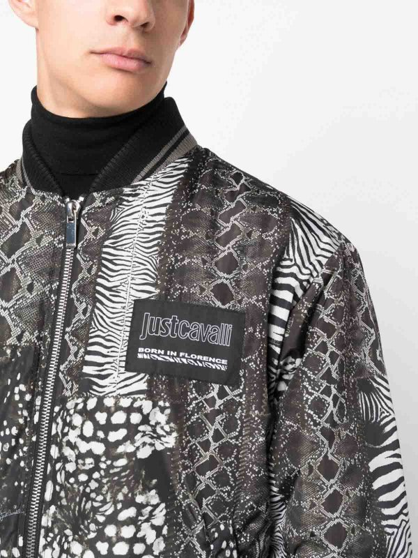 カジュアルジャケット - 黒 shop online: JUST CAVALLI