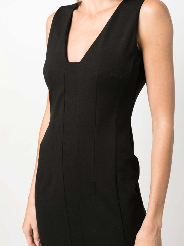Liu Jo: abiti al ginocchio online - Miniabito nero con scollo a V