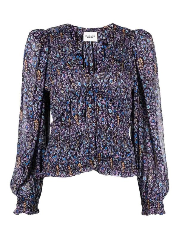 Isabel Marant Etoile: Blusen - Bluse - Blau