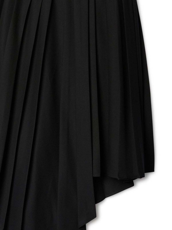 The Best Shops OFF-WHITE: Knee length skirts & Midi - Black pleated skirt