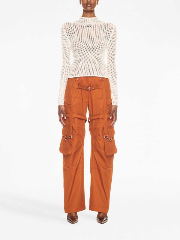 OFF-WHITE buy online Top a maglia aperta