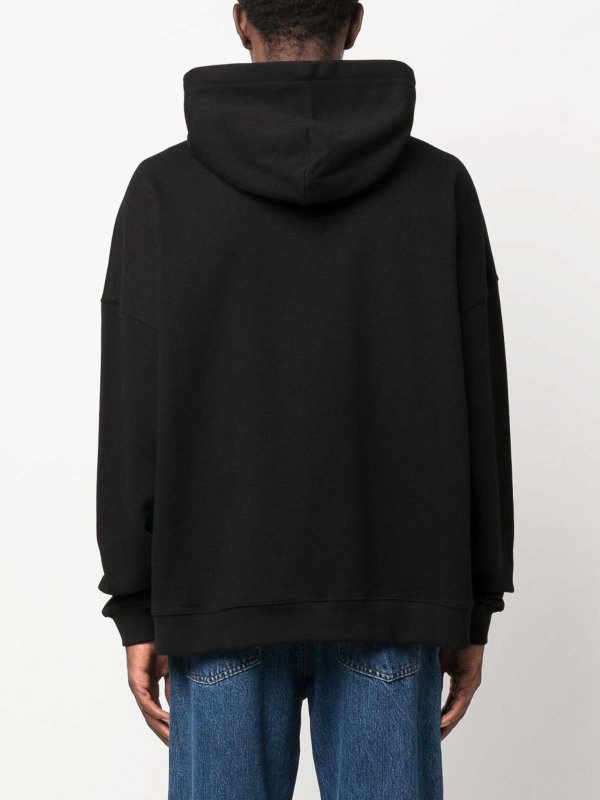 Palm Angels buy online Felpa con cappuccio sartoriale in fettuccia