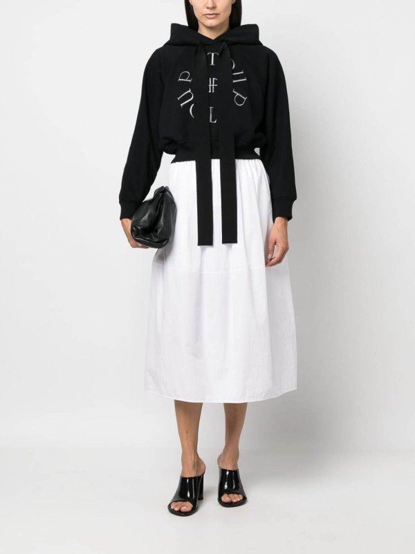 Logo-embroidered hoodie shop online: PATOU