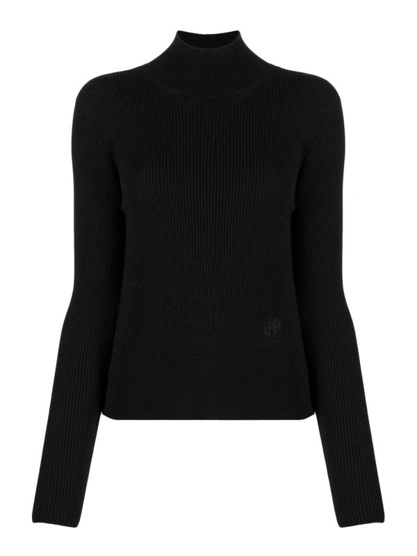 PATOU: トップス＆タンクトップ - トップ/タンクトップ - 黒