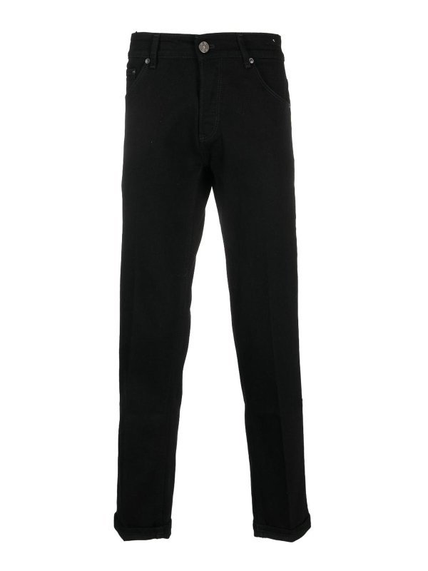 PT TORINO: bootcut jeans - Logo-patch jeans