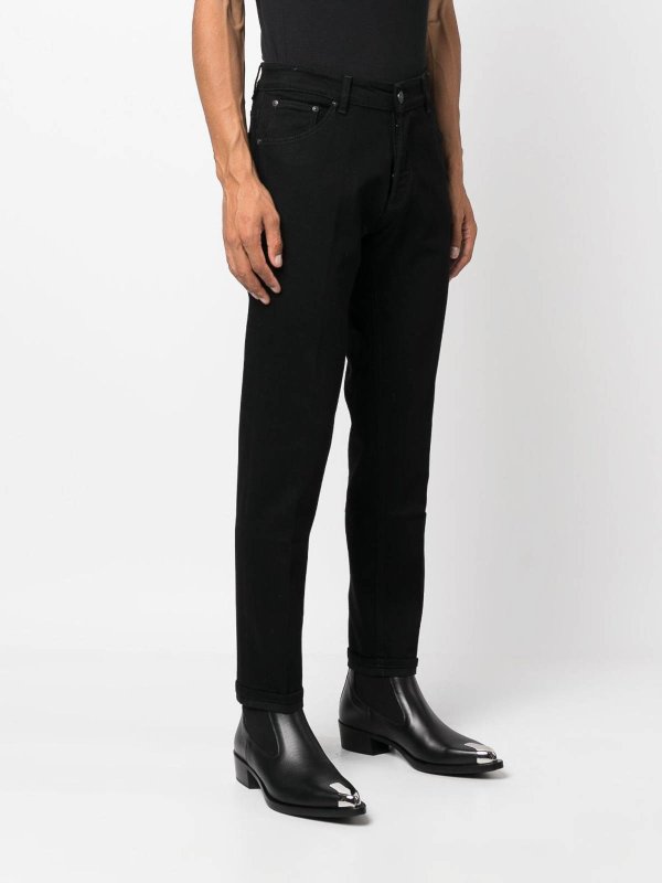 PT TORINO: bootcut jeans online - Logo-patch jeans