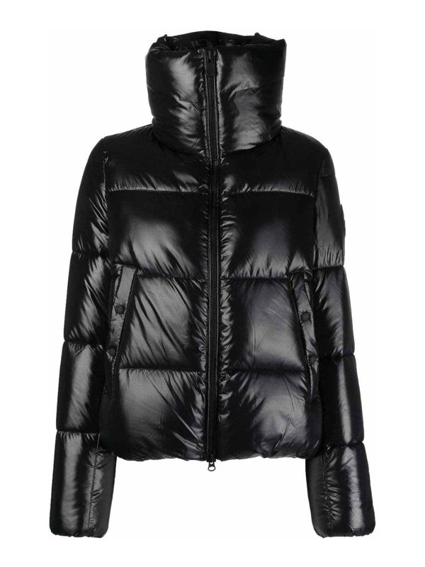 Save The Duck: casual jackets - Logo-Patch Puffer Jacket