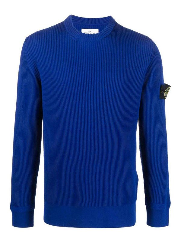 STONE ISLAND: クルーネック - クルーネック - ライトブルー