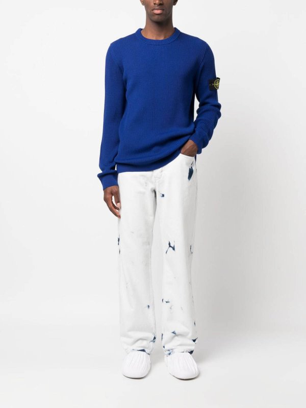 STONE ISLAND buy online クルーネック - ライトブルー